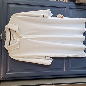 NWT Mens Big & Tall 3XLT Reebok Golf Polo Shirt White